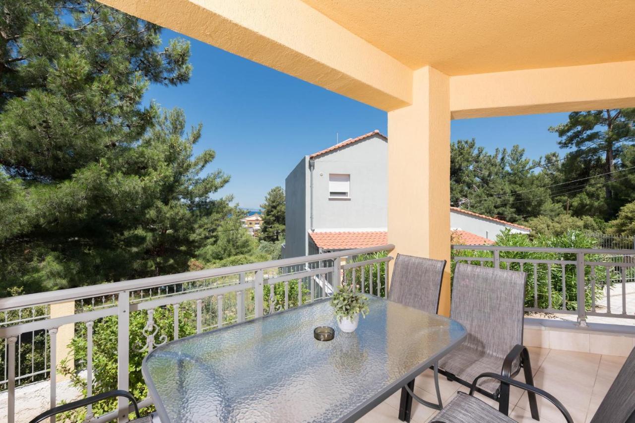 Louloudis Pool Villa Skala Rachoni  Dış mekan fotoğraf