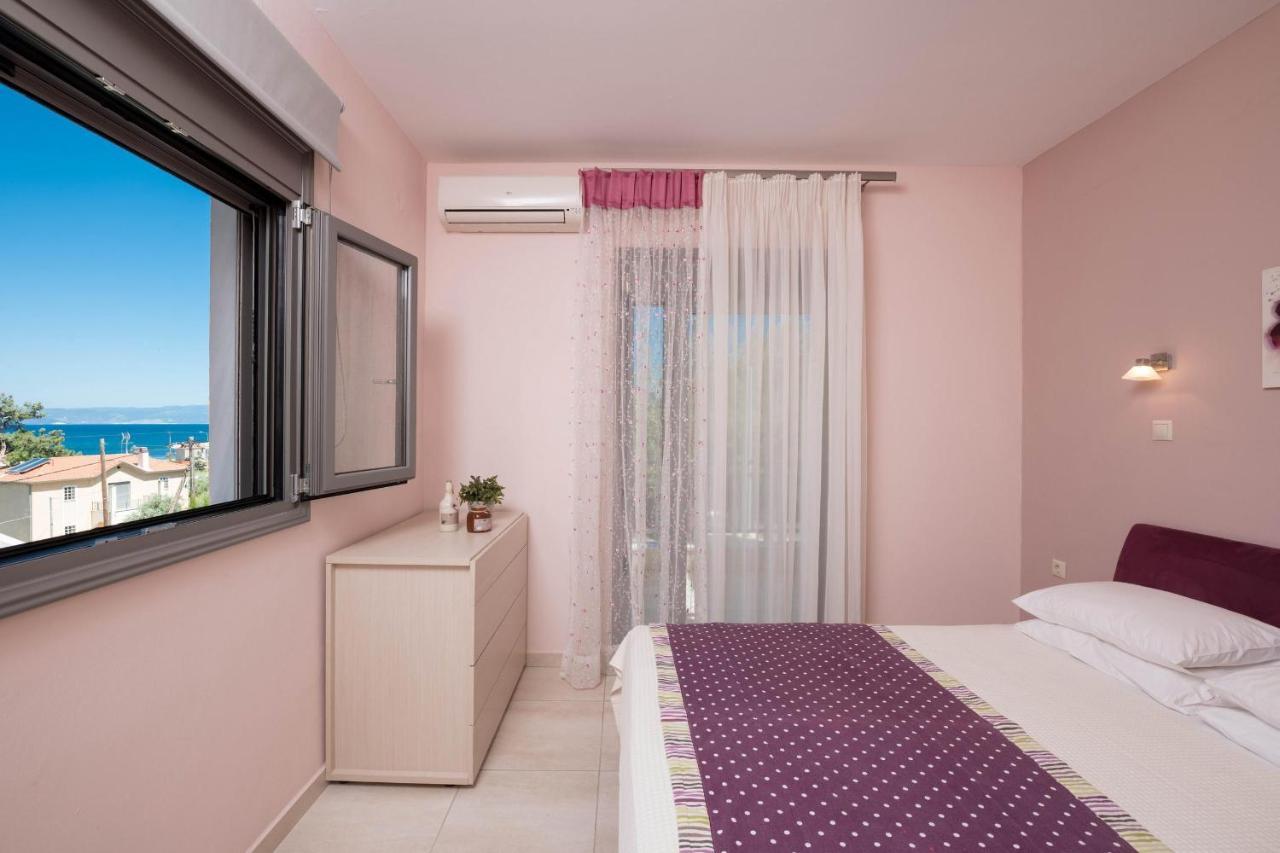 Louloudis Pool Villa Skala Rachoni  Dış mekan fotoğraf