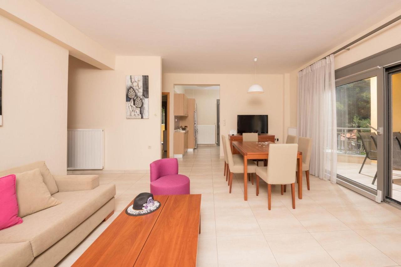 Louloudis Pool Villa Skala Rachoni  Dış mekan fotoğraf
